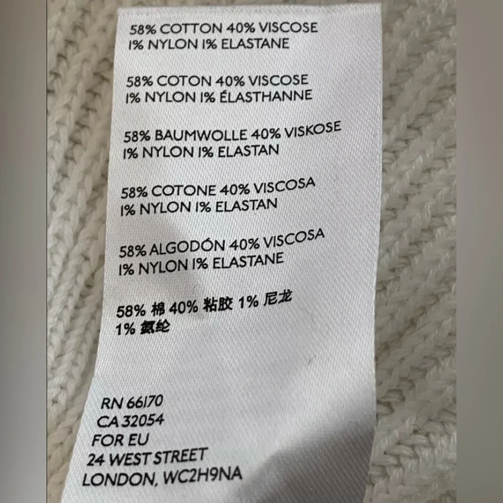 Free People Cream Knit Skirt - Size Large (NWOT) - Picture 5 of 6